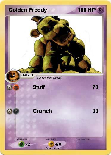Pokemon Golden Freddy