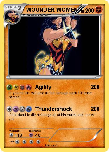 Pokemon WOUNDER WOMEN