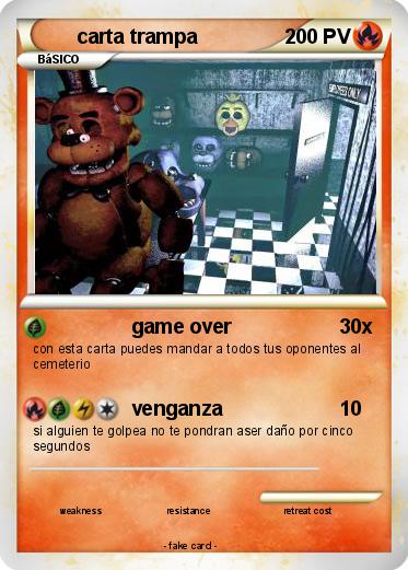 Pokemon carta trampa