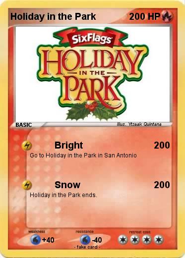 Pokemon Holiday in the Park