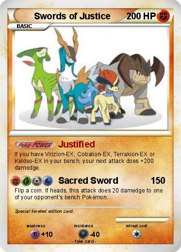 Pokemon Swords of Justice