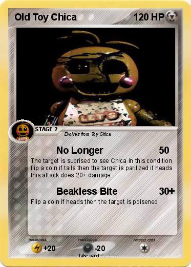 Pokemon Old Toy Chica