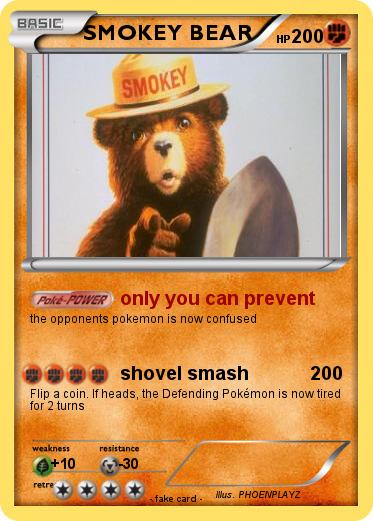 Pokemon SMOKEY BEAR