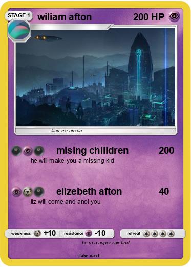 Pokemon wiliam afton