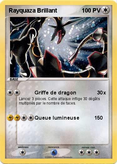 Pokemon Rayquaza Brillant
