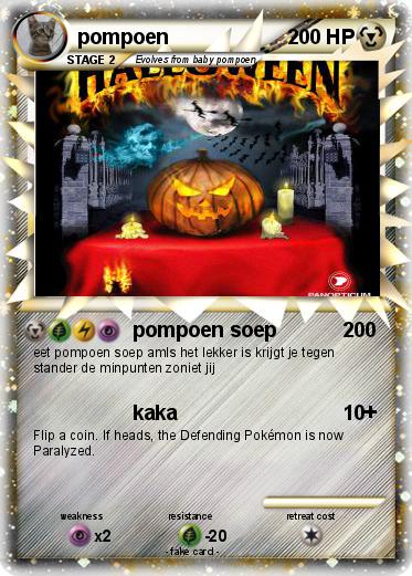 Pokemon pompoen