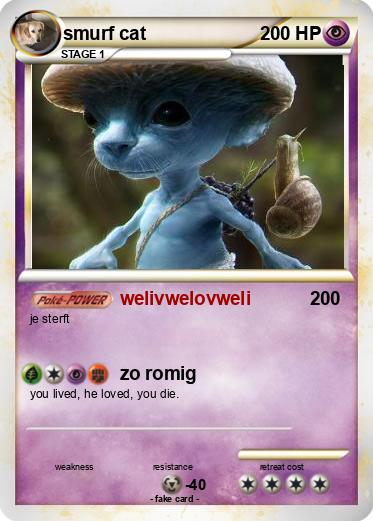 Pokemon smurf cat