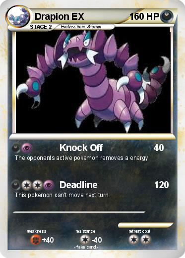 Pokemon Drapion EX