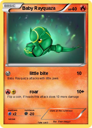 Pokemon Baby Rayquaza