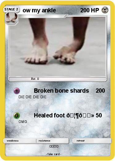 Pokemon ow my ankle