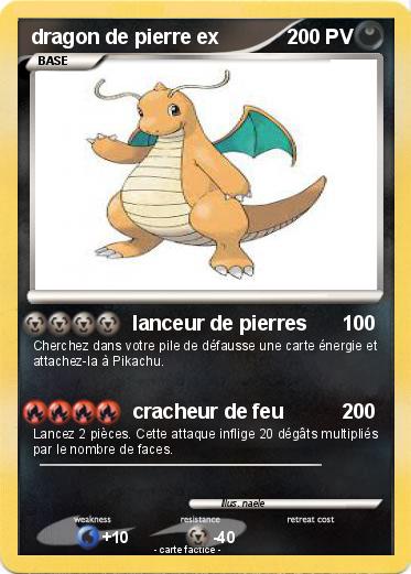 Pokemon dragon de pierre ex
