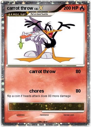 Pokemon carrot throw