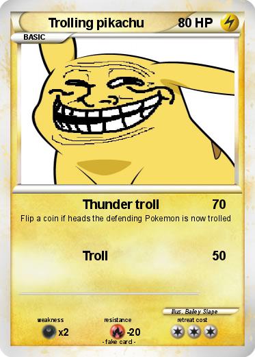 Pokemon Trolling pikachu