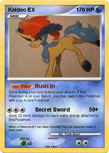 Pokemon Keldeo EX