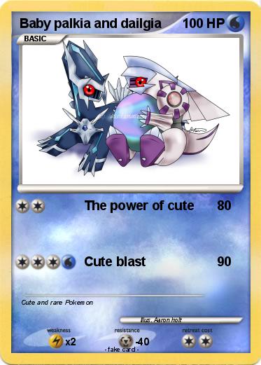 Pokemon Baby palkia and dailgia