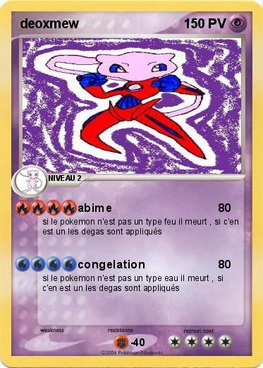 Pokemon deoxmew