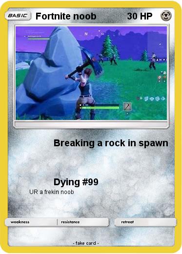 Pokemon Fortnite noob