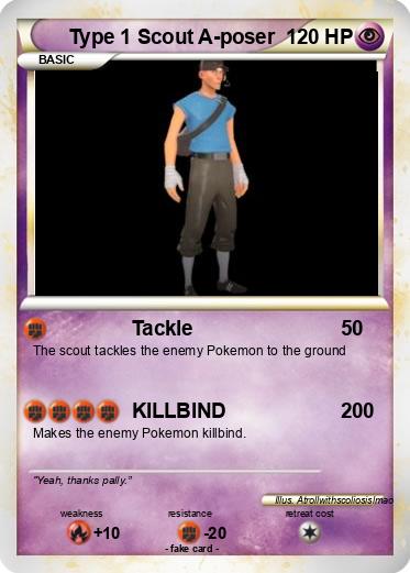 Pokemon Type 1 Scout A-poser