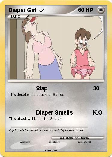 Pokemon Diaper Girl