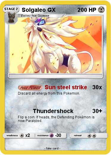 Pokemon Solgaleo GX