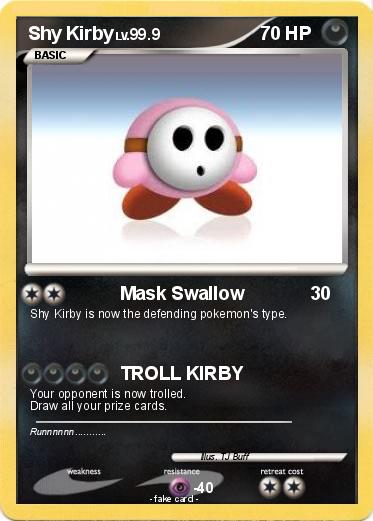 Pokemon Shy Kirby