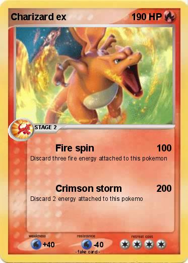 Pokemon Charizard ex