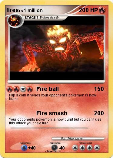 Pokemon fires