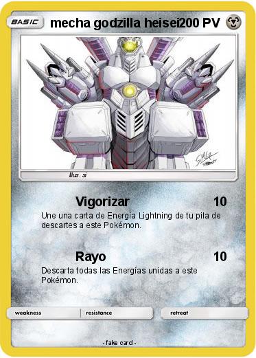 Pokemon mecha godzilla heisei