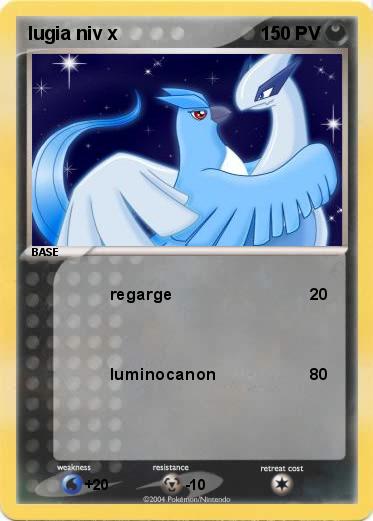Pokemon lugia niv x