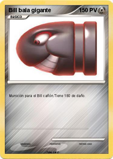 Pokemon Bill bala gigante