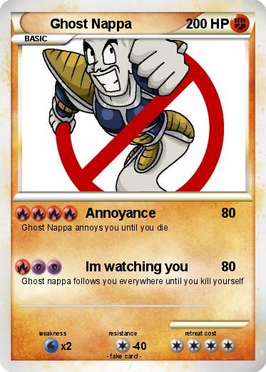 Pokemon Ghost Nappa