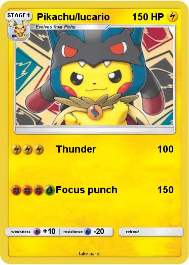 Pokemon Pikachu/lucario