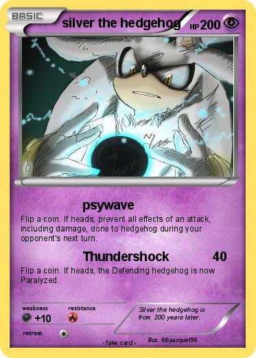 Pokemon silver the hedgehog
