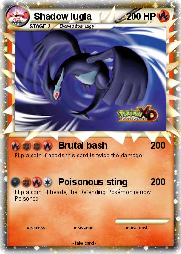 Pokemon Shadow lugia