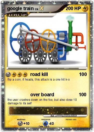 Pokemon google train