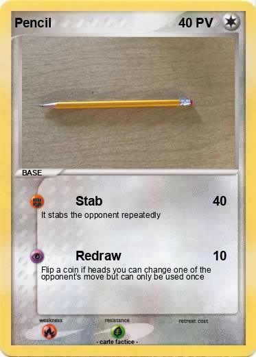 Pokemon Pencil