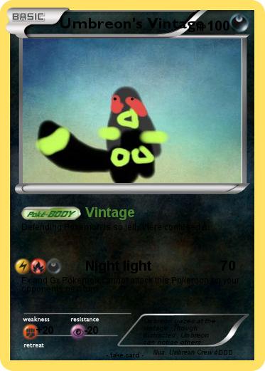 Pokemon Umbreon's Vintage