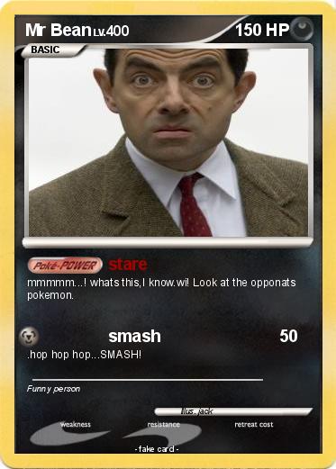 Pokemon Mr Bean