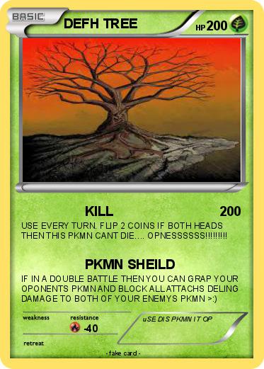 Pokemon DEFH TREE