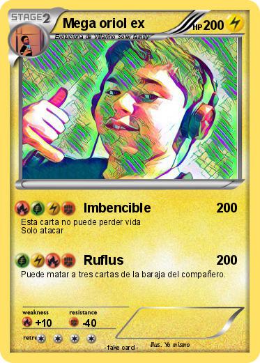 Pokemon Mega oriol ex