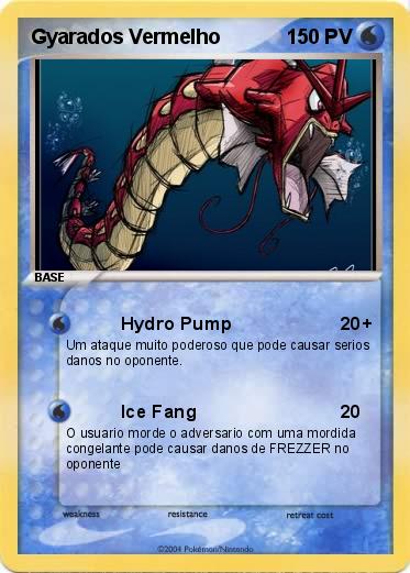 Pokemon Gyarados Vermelho