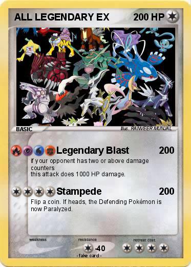 Pokemon ALL LEGENDARY EX