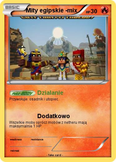 Pokemon Mity egipskie -mix