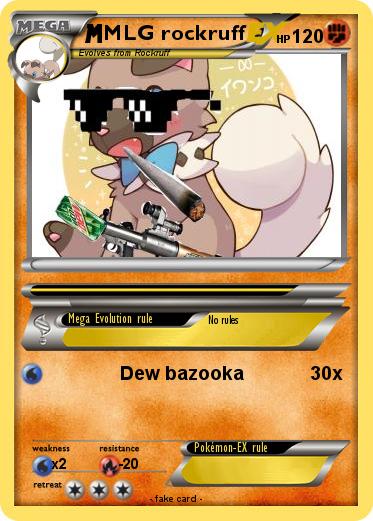 Pokemon MLG rockruff