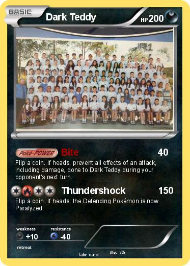 Pokemon Dark Teddy