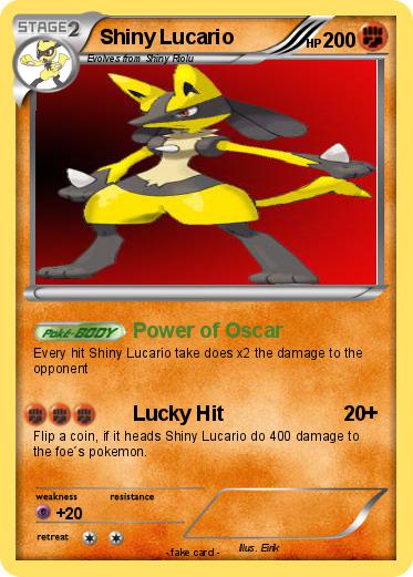 Pokemon Shiny Lucario