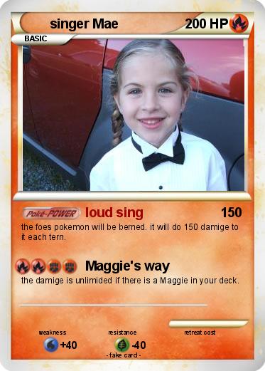 Pokemon singer Mae