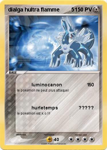 Pokemon dialga hultra flamme        5