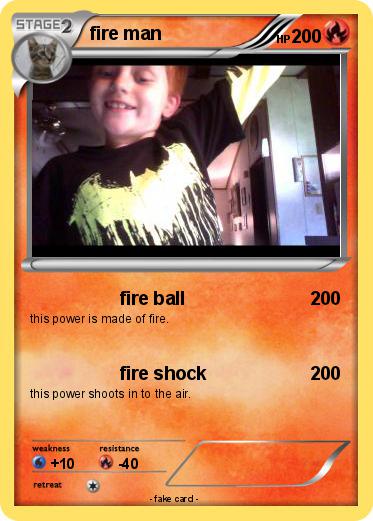 Pokemon fire man