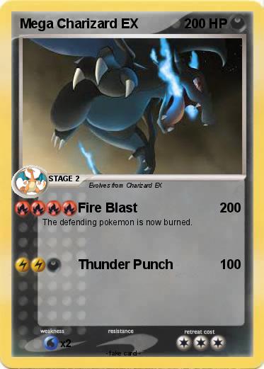 Pokemon Mega Charizard EX